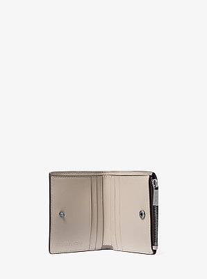 Portefeuille Edison en cuir saffiano