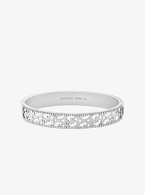 Perforated Logo Bangle