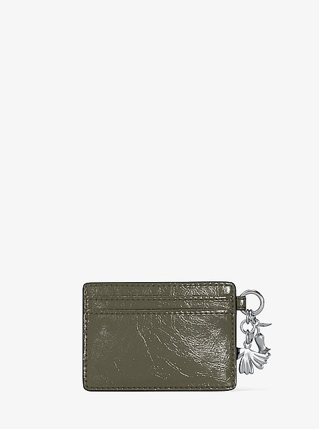 Jet Set Travel Large Card Case With Charm 