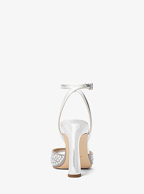 Rosie Embellished Metallic Sandal