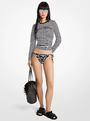 St. Tropez Striped Cotton T-Shirt