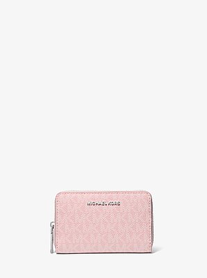 Jet Set Small Signature Logo Wallet