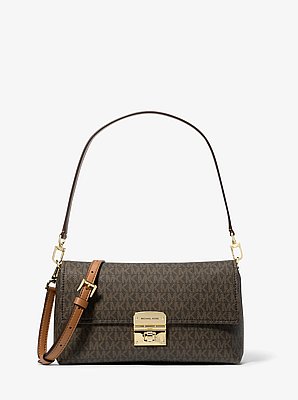 Addie Medium Signature Logo Convertible Shoulder Bag