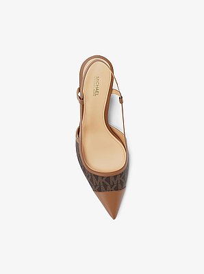 Alora Signature Logo Slingback Pump