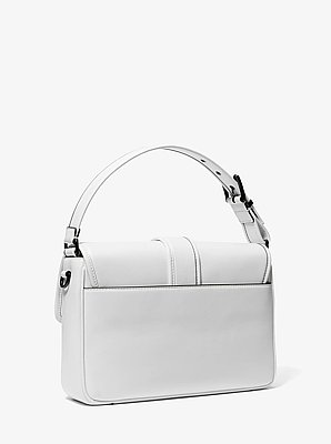 Colby Medium Grommeted Leather Messenger Bag