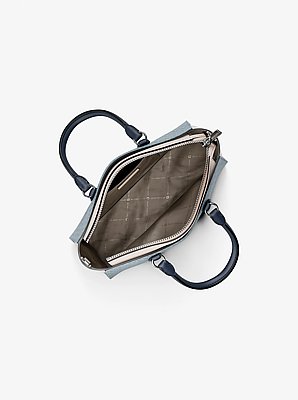 Arden Small Color-Block Signature Logo Messenger Bag