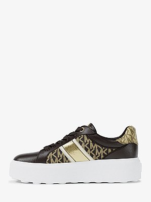 Zapato deportivo Romey de plataforma y franja con el logotipo exclusivo