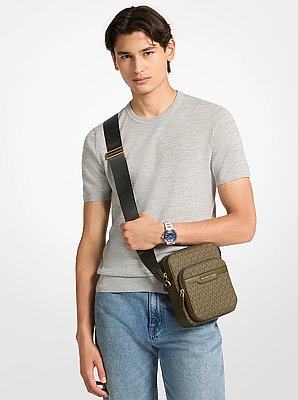 Hudson Mini Signature Logo Flight Bag