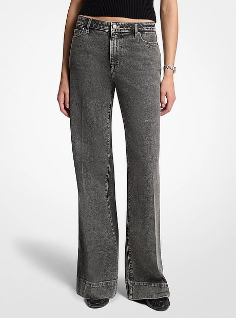 Grace High-Rise Denim Flared Jeans