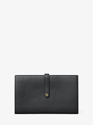 Jet Set Travel Small Pebbled Leather Wallet