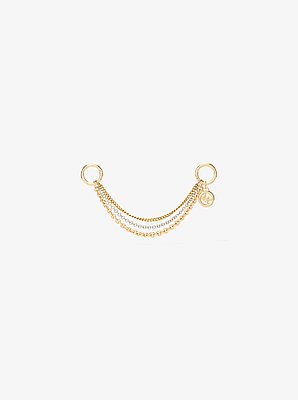 Mixed-Metal Chain Bag Charm