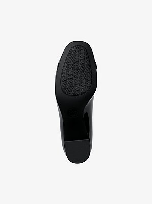 Dori Patent Block Heel Pump
