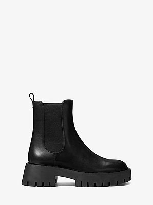 Stivale Asher in pelle con suola carrarmato