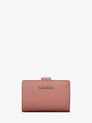 Portefeuille de taille moyenne en cuir Saffiano
