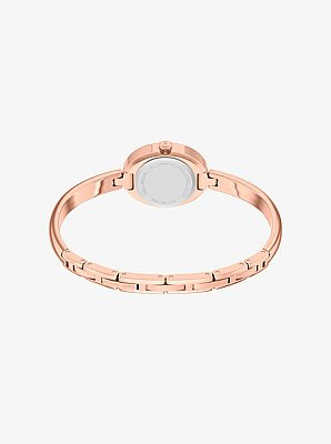 Petite Maude Rose Gold-Tone Bangle Watch