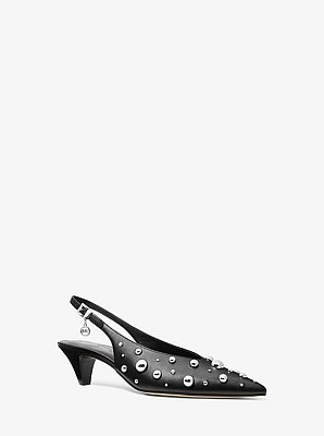 D&eacute;collet&eacute; slingback Tonya con borchie