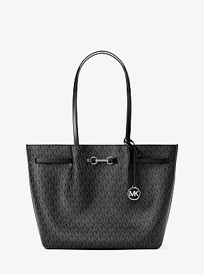 Carson Large Signature Logo Tote Bag