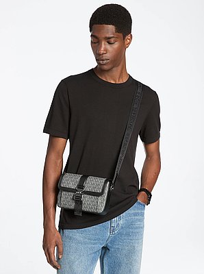 Hudson Signature Logo Crossbody Bag