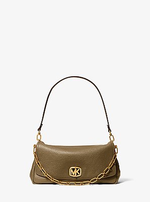 Bryant Large Textured Leather Convertible Shoulder Bag