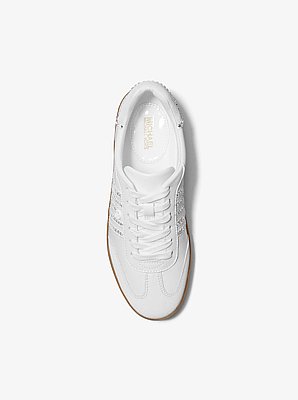 Scotty Embellished Leather Sneaker
