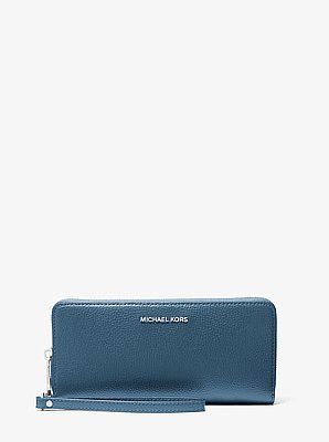 Gro&szlig;e Brieftasche im Kontinental-Format aus gekrispeltem Leder