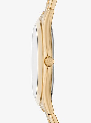Oversized Aspyn Gold-Tone Watch