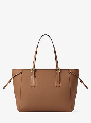 Bolso tote Voyager grande de piel saffiano