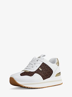 Plateau-Sneaker Raina mit Signature-Logomuster