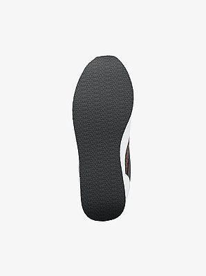 Sneaker Cindy aus glattem Material und Signature-Logostoff