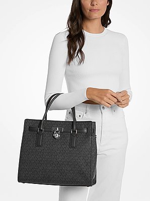 Bolso satchel grande Hamilton Moderne con logotipo exclusivo