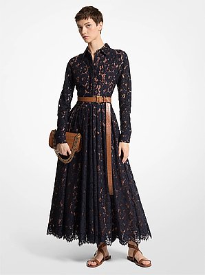 Floral Lace Shirtdress