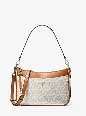 Bolso de hombro mediano con logotipo Jet Set