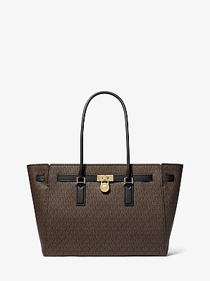 Hamilton Moderne Large Signature Logo Tote Bag