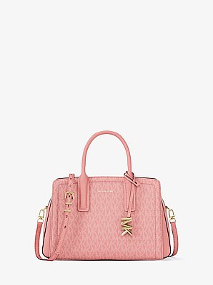 Laila Small Signature Logo Satchel