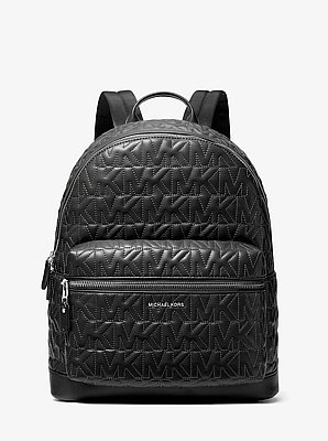 Hudson Medium Logo Embossed Dome Backpack