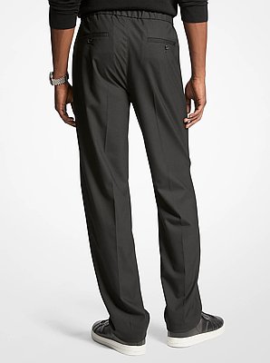 Pleated Tech Pants