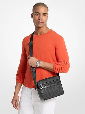 Jet Set Signature Logo Crossbody Bag