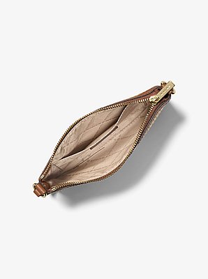 Petite pochette-bracelet Jet Set Travel tiss&eacute;e