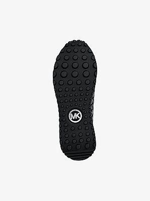 Zapatilla Bodie sin cordones de punto con logotipo metalizado