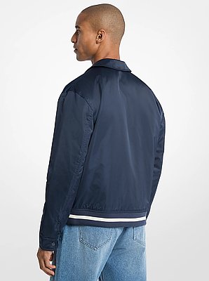 KORS Matte Satin Varsity Jacket