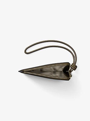 Bolso de pulsera Jet Set peque&ntilde;o de piel granulada con tarjetero