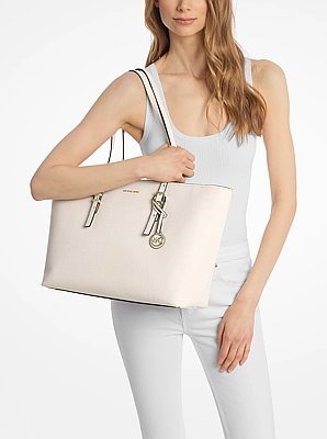Quinn Large Pebbled Leather Tote Bag