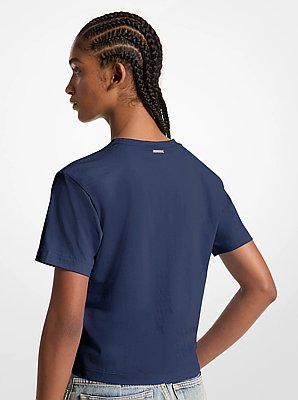 Embellished Logo Organic Cotton T-Shirt