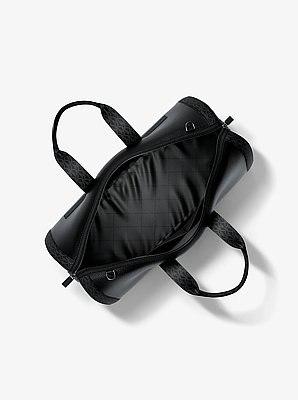 Bolso de viaje Cooper de piel granulada con logotipo exclusivo