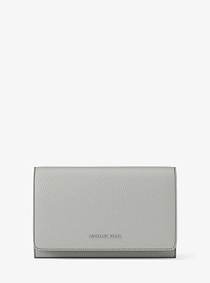 Jet Set Large Pebbled Leather Wallet