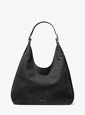 Nolita Large Nubuck Hobo Shoulder Bag