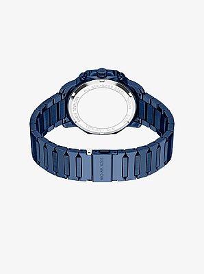 Oversized Prescott Blue-Tone Watch