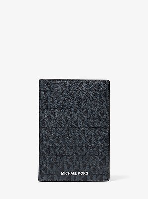 Cartera para pasaporte con logotipo