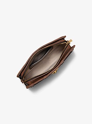 Hamilton Moderne Extra-Small Burnished Leather Convertible Crossbody Bag