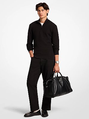 Bolso de viaje Nicholas holgado mediano de piel